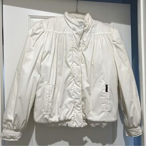 Vintage white puffer coat